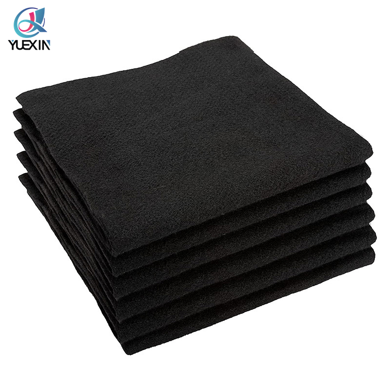 Flame Retardant Felt Pure Pre Oxidized Yarn Black Non-Woven Fabric Felt for Automobile