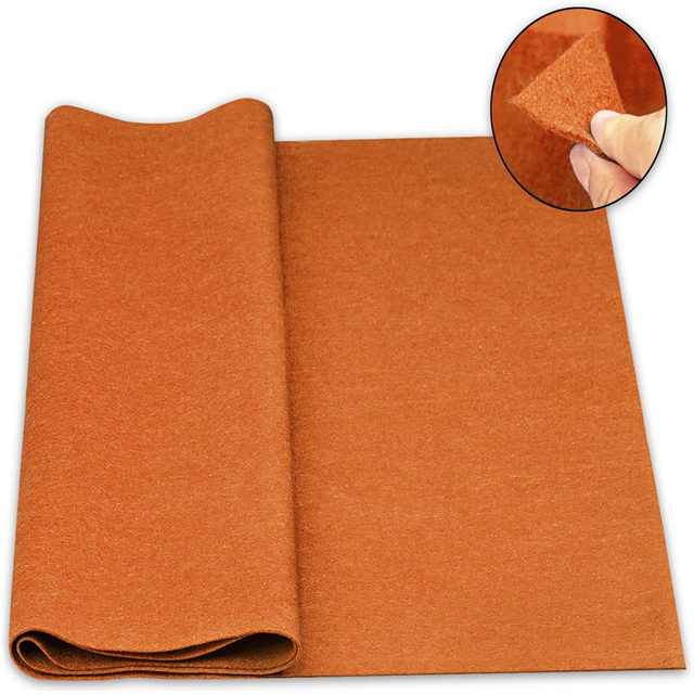 Orange soft non - woven felt fabric