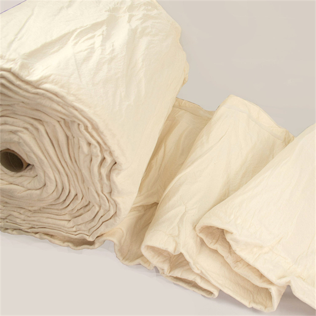 Natural cotton batting roll