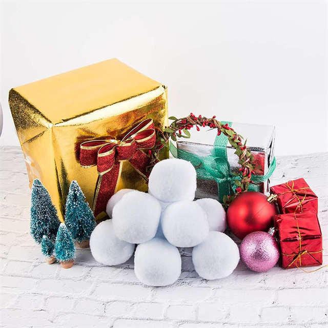 5cm Artificial Snowballs for Christmas Gifts