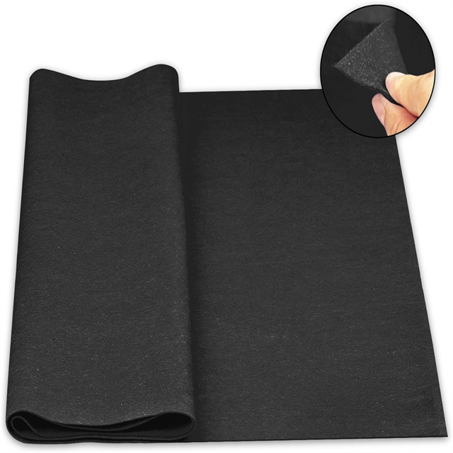 black felt fabric