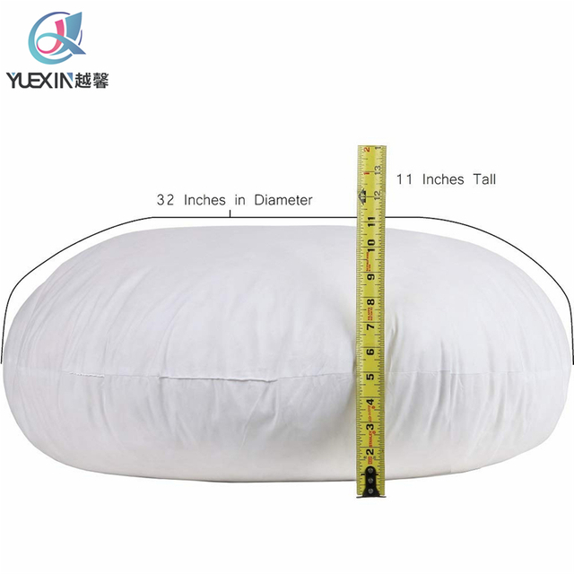 Round Machine Wash Camping Pillow Insert