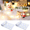 Flame Retardant Snow Blanket For Decorating With Glitter