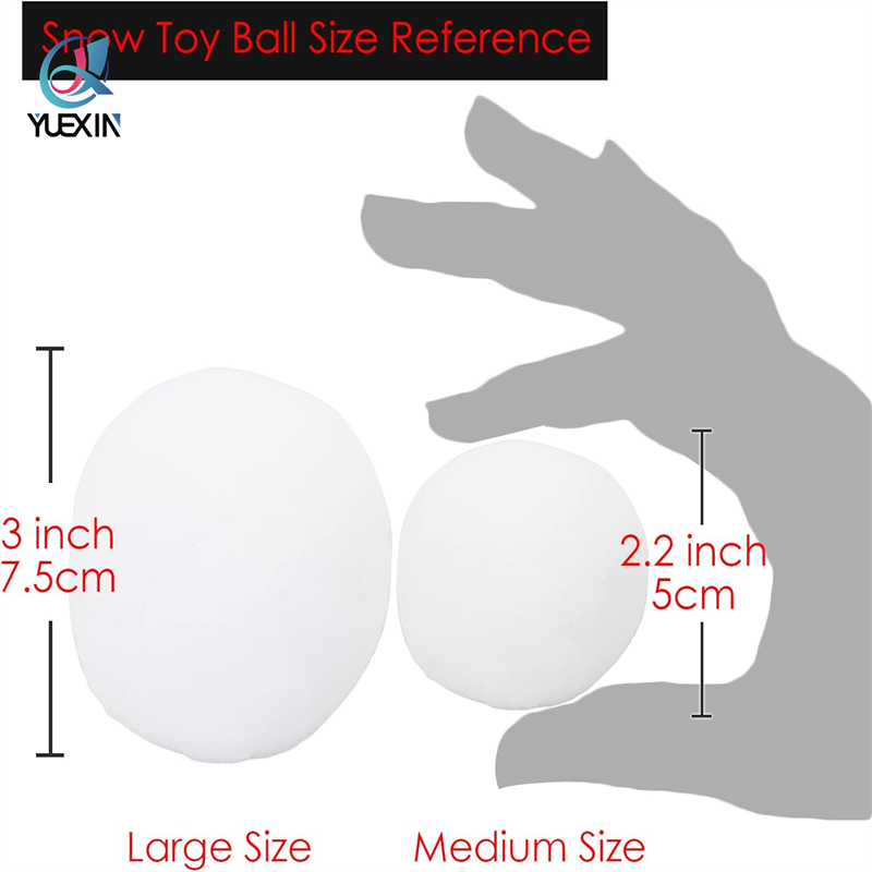 Fake Snowballs for Kids Indoor Snowball Fight Set Artificial Snowballs 