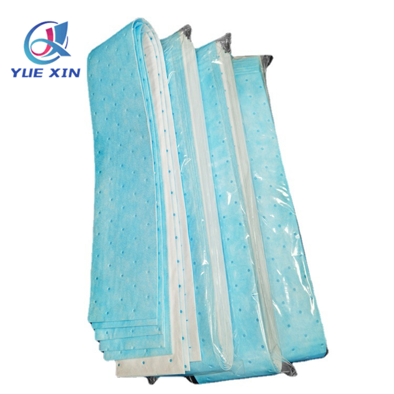 Blue Wearproof Oil Absorbent Pads For Garage