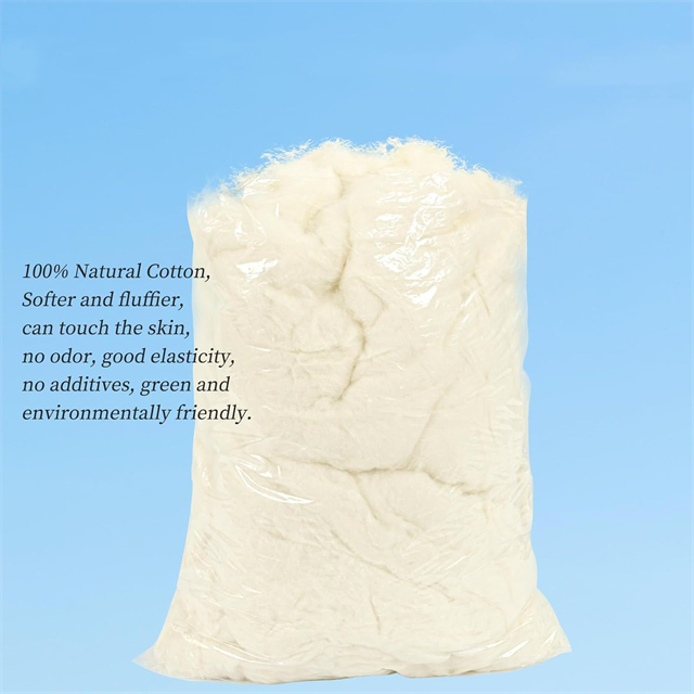  Natural Organic Cotton Fiber Filling for Stuffed Animals Toys Pillows 