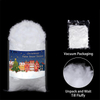 Packaged snow cotton fluff for decor