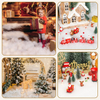 Christmas Decorations on Artificial Snow Blanket