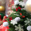 Artificial Cotton Snow Balls on Xmas Tree