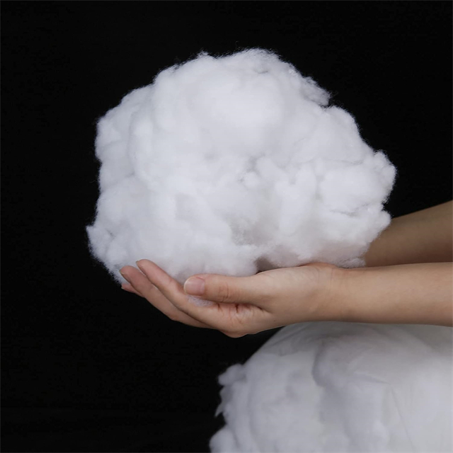 GRS Certified Machine-Washable Poly-Fil Fiber For Stuffing