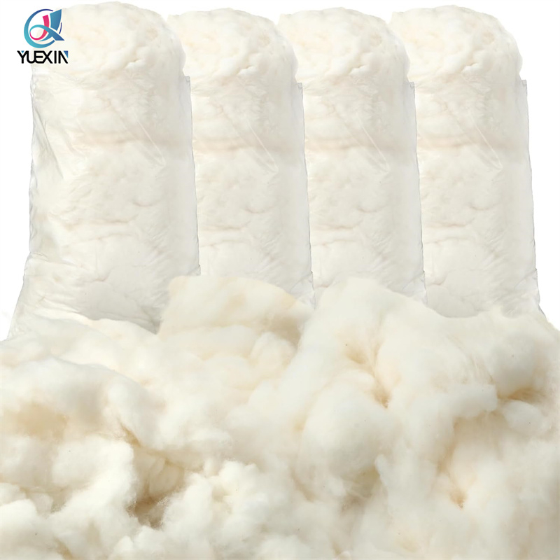 Cotton Batting Fiber Natural Cotton Stuffing Combed Cotton 