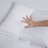 soft striped polyester sleeping pillow