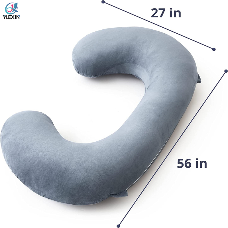 Velvet Anti-Static Pregnant Pillow For Belly