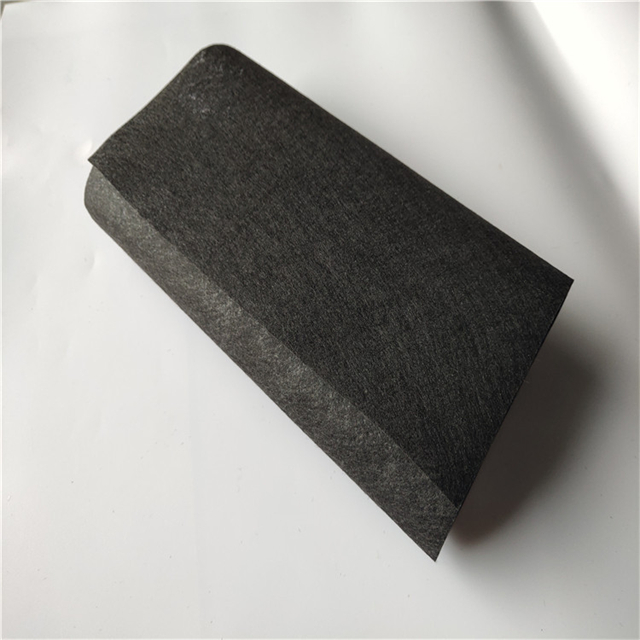 Black Nonwoven Polypropylene Fabric Piece