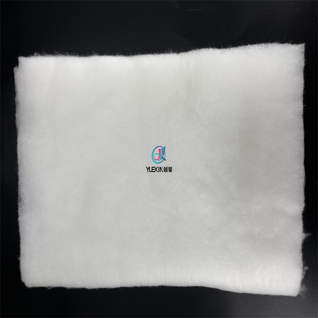 Washable polyester hot air through nonwoven wadding batting