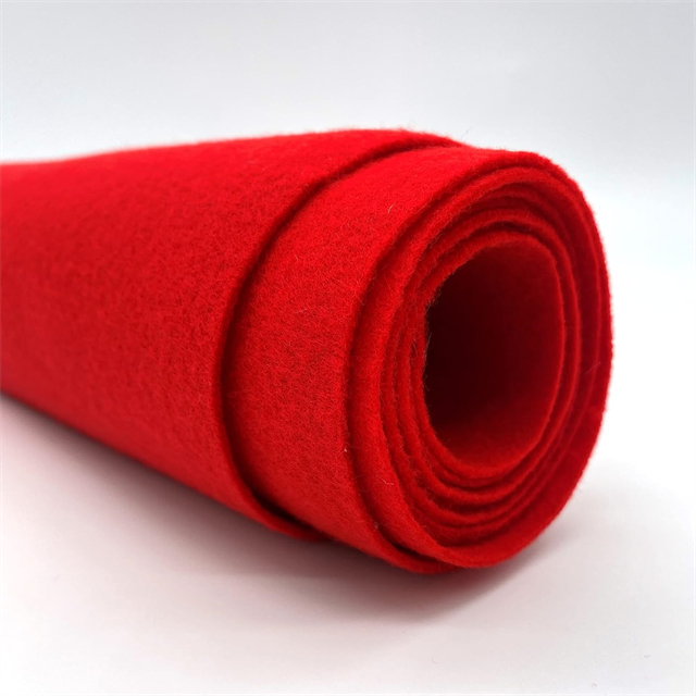 red soft felt
