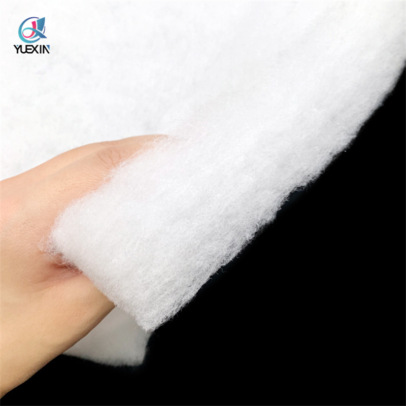 Pure White Anti-Pull Polyester Padding For Jacket