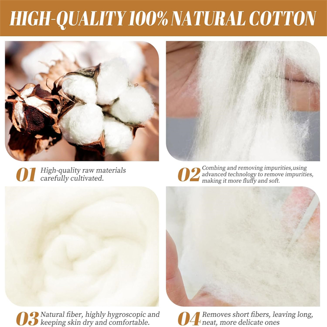  organic cotton fiber highlighting the natural quality
