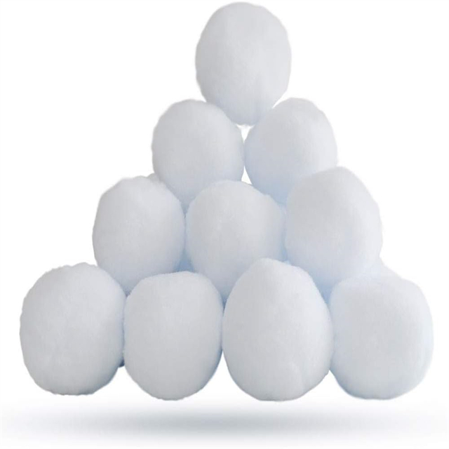 Artificial Cotton Snow Balls Pile