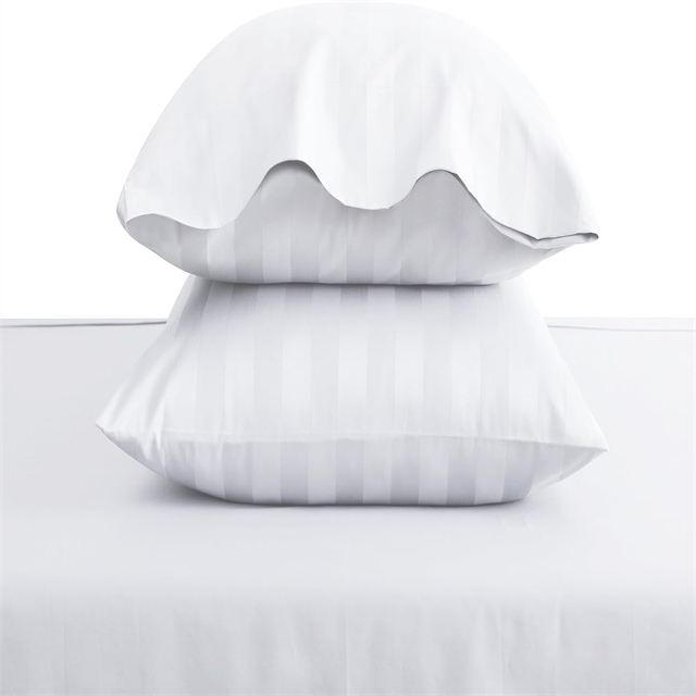 striped pillows display