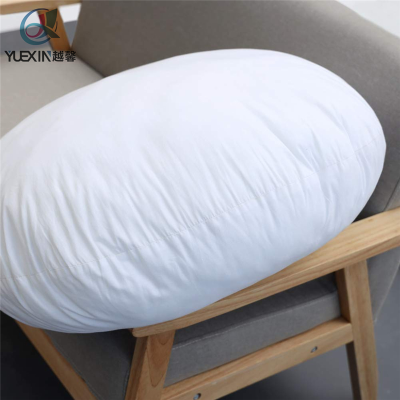 Round Machine Wash Camping Pillow Insert