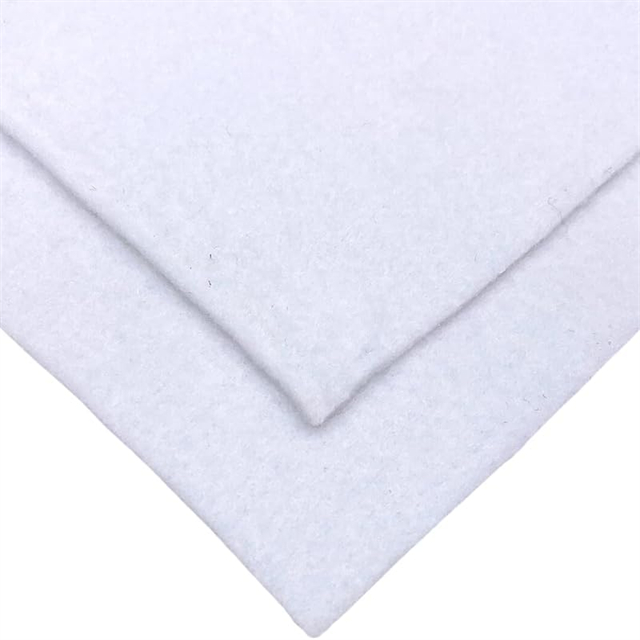 1mm Thick White Felt Fabric Sheets