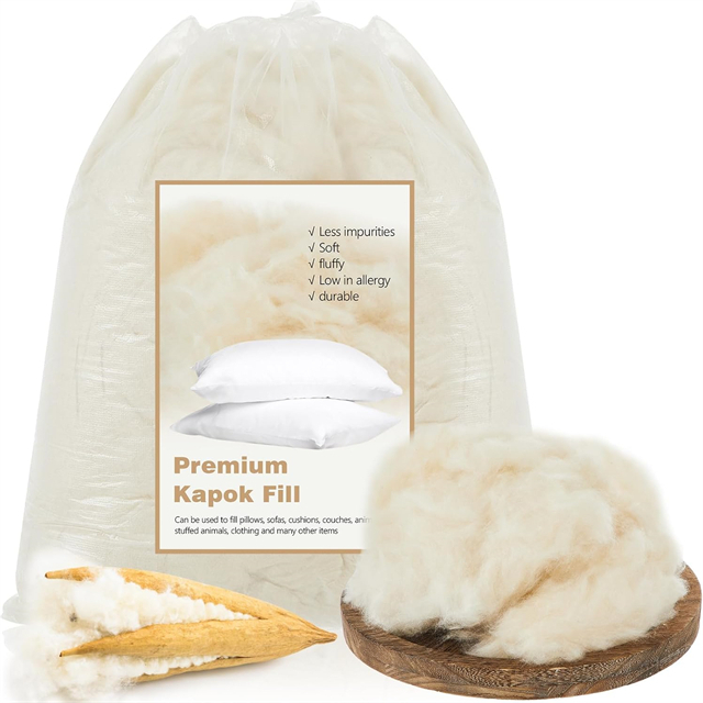 Premium Organic Natural Kapok Fill for Pillows