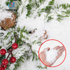  Fluffy Fallen Snow Artificial Snow Scatter Flakes - Ready to Use-No Prep Needed, White