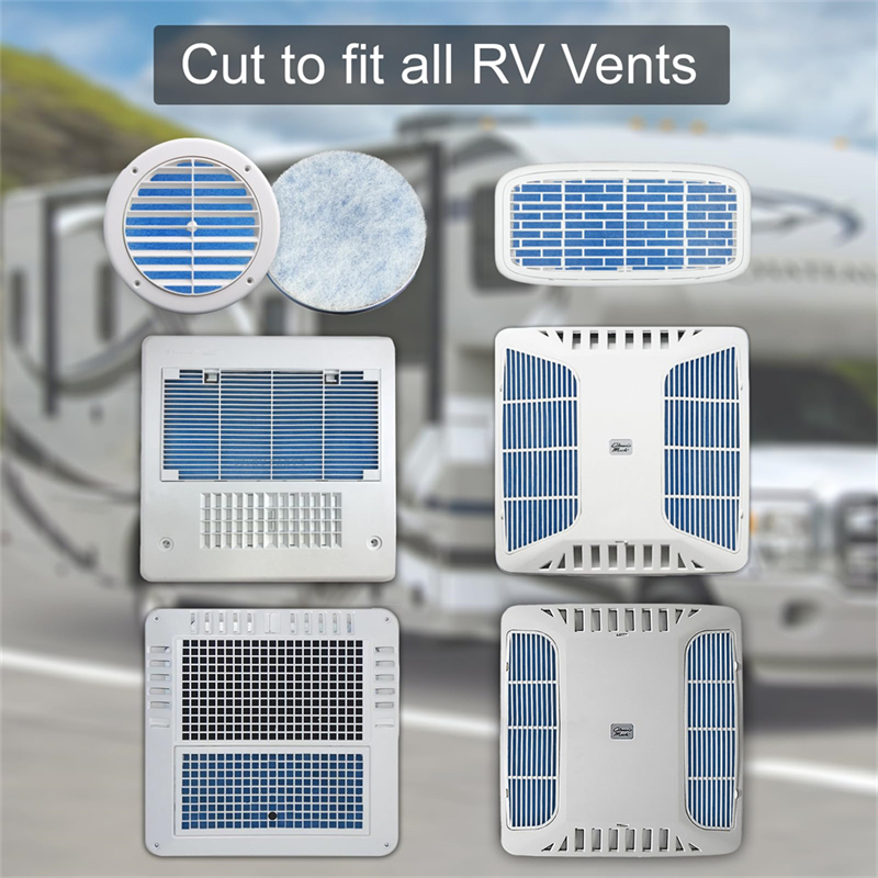 Premium Merv 6 Blue and White Filter Padding for HVAC Systems