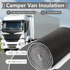 High Performance Van and RV Thermal Insulation Roll Soundproof Heat Shield Mat Black Material