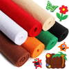Assorted color stiff felt rolls for crafts