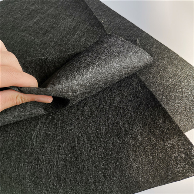 Roll of Bulk Black Nonwoven Polypropylene Interlining