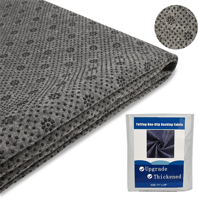 Cushioned Dots Felt Rug Underpad Gripper for Multi Surface Floors Hardwood Protects Floors