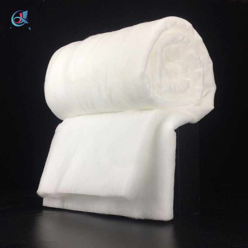 Pure White Washable Polyester Padding For Knitting