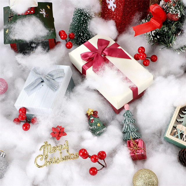 Fake snow decor 