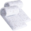 White spotted snow blanket under Christmas