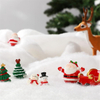 Recycled polyester snow blanket enhancing Christmas scene with decor