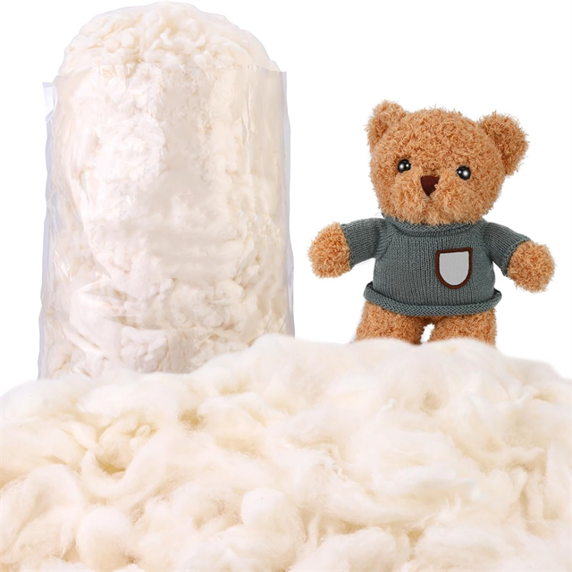 Biodegradable Fiber Filling Organic Raw Cotton Stuffing Natural Cotton Filling 
