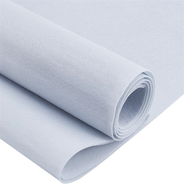 1mm Thick White Felt Fabric Roll