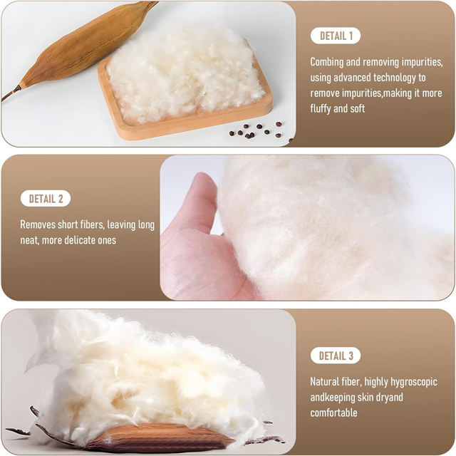 pure cotton fiber