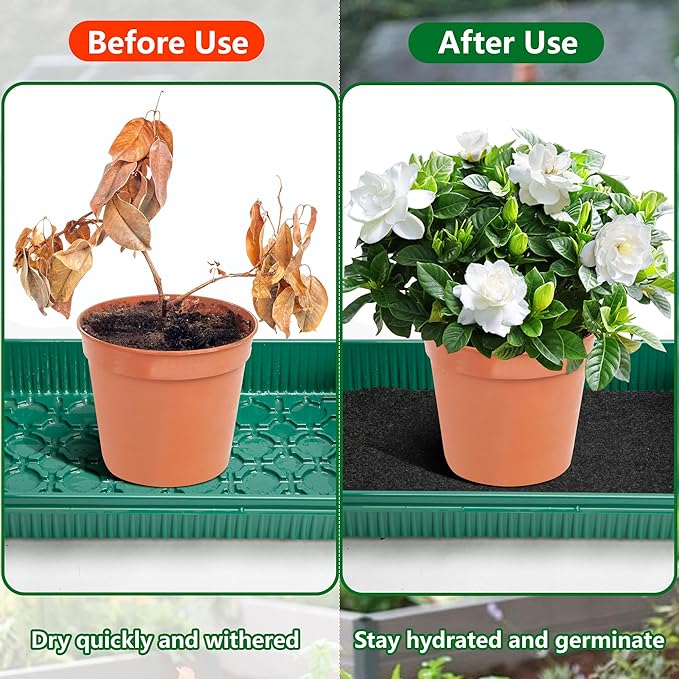 YUEXIN 110x25 Inch Automatic Self-Watering System - Smart Indoor Irrigation Pump Kit for Multi-Potted Plants