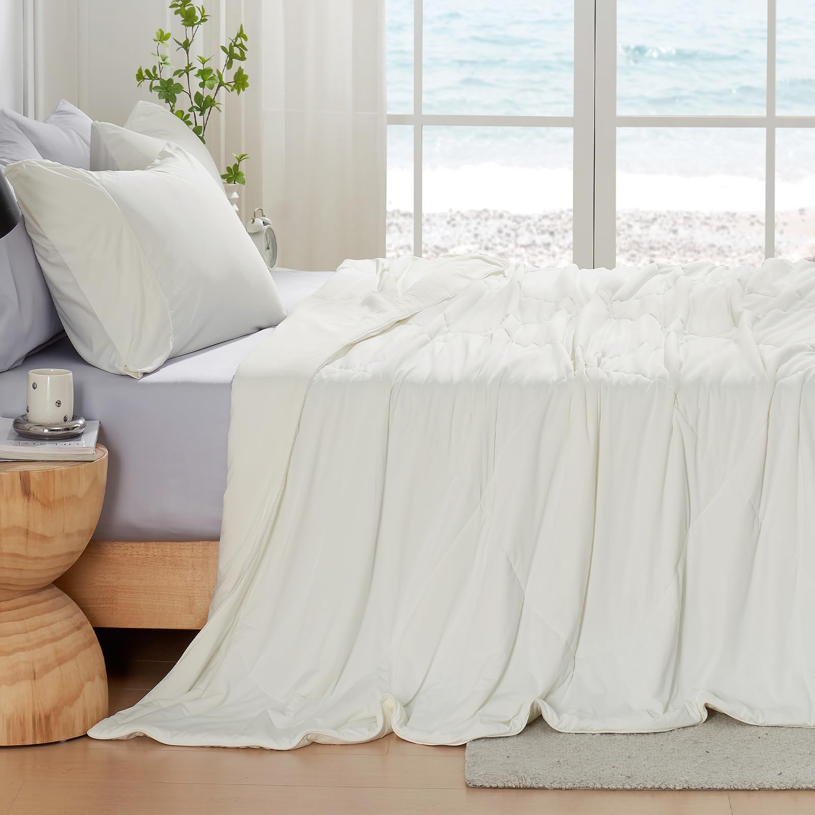 Premium Double-Sided Cooling Comforter - Lightweight Summer Blanket for Hot Sleepers
