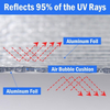Wholesale Double Bubble Reflective Aluminum Foil Insulation Roll, Industrial Thermal Radiant Barrier for Roof RV Garage Window