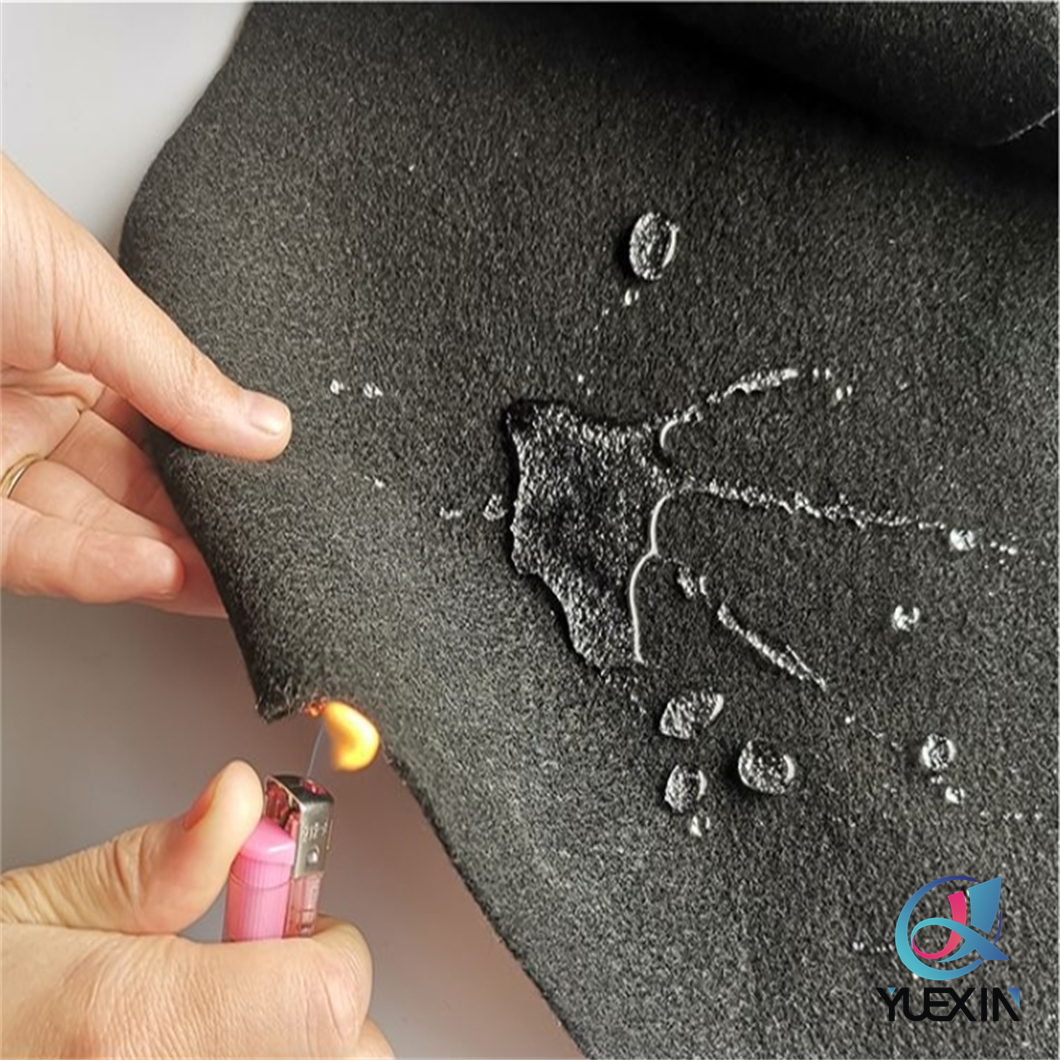 Premium Black Panox Interliner Fabric | Inherent Fire Retardant BS5852 Passed Nonwoven Felt for Furniture & Mattresses