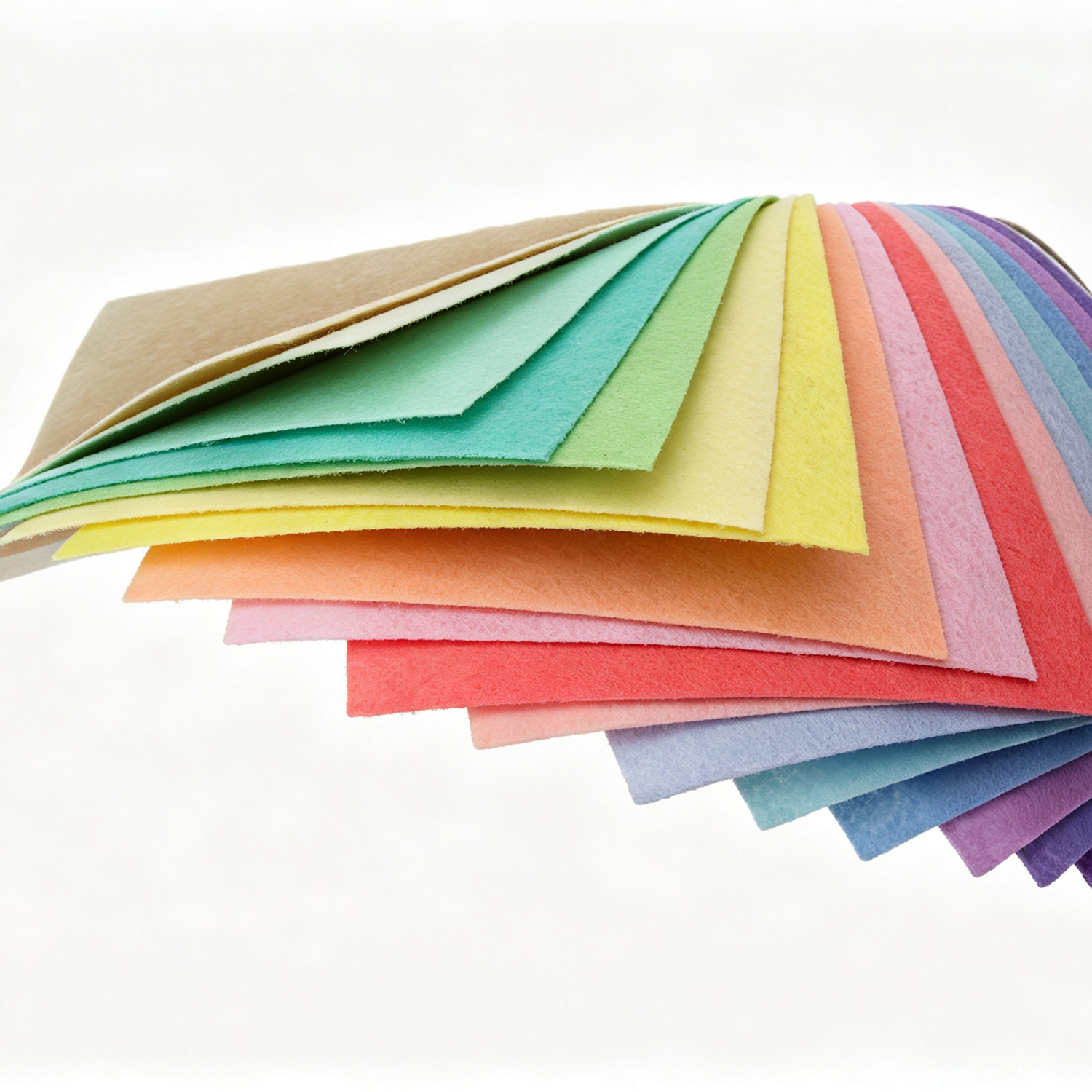 Custom Thickness Color Hard Polyester Felt Fabric Needle Punched Felt Sheets