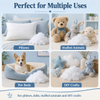 50g OEKO-TEX Certified Polyester Fiberfill Stuffing for Pillows, Toys And Crafts