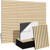 Wooden Acoustic Slat Wall Panels with PET Felt Sound Absorbing Backing