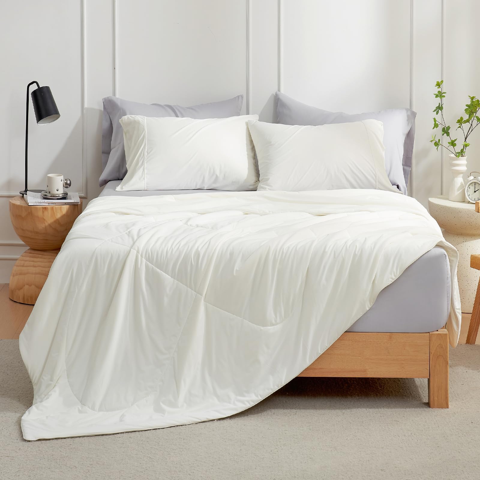 Premium Double-Sided Cooling Comforter - Lightweight Summer Blanket for Hot Sleepers