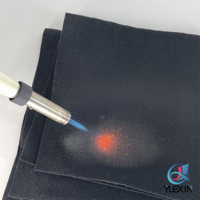 Premium Black Panox Interliner Fabric | Inherent Fire Retardant BS5852 Passed Nonwoven Felt for Furniture & Mattresses